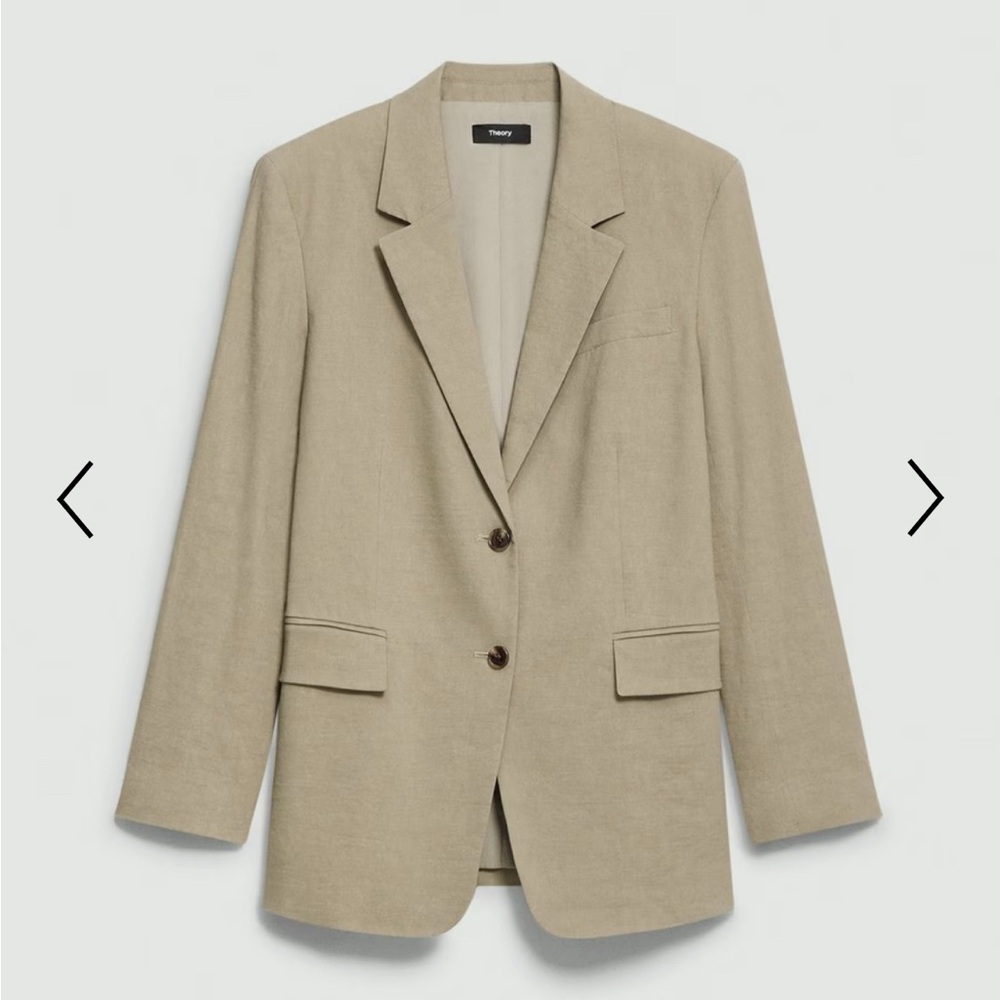 Theory Women's Blazer in Taupe
